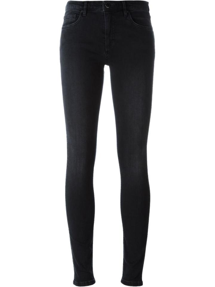 Victoria Victoria Beckham Super Skinny Jeans, Women's, Size: 29, Black, Cotton/polyester/spandex/elastane