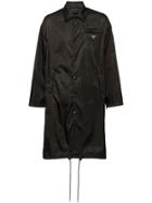 Prada Nylon Gabardine Raincoat - Black