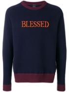 Qasimi Blessed Knit Sweater - Blue