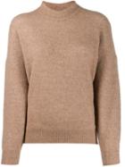 Iro Almy Camel Hair Sweater - Brown
