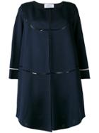 Gianluca Capannolo Cropped Sleeve Coat - Blue