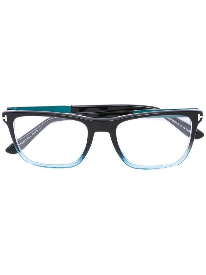 Tom Ford Eyewear Soft Square Frame Glasses, Acetate/metal (other)