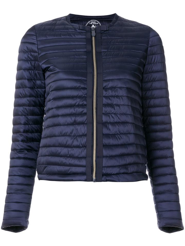 Save The Duck Collarless Padded Jacket - Blue