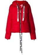 Khrisjoy Down Feather Puffer Jacket - Red