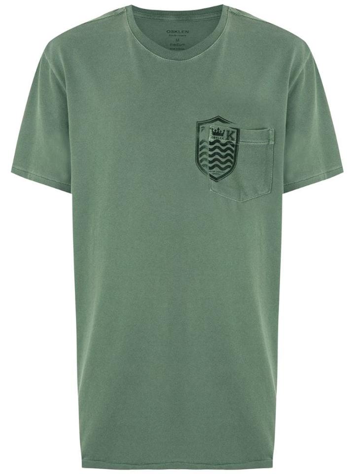 Osklen Brasão Print T-shirt - Green