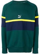Puma Xtg Contrasting Panels Sweatshirt - Green