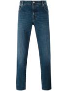 Borrelli Stonewashed Straight-fit Jeans - Blue