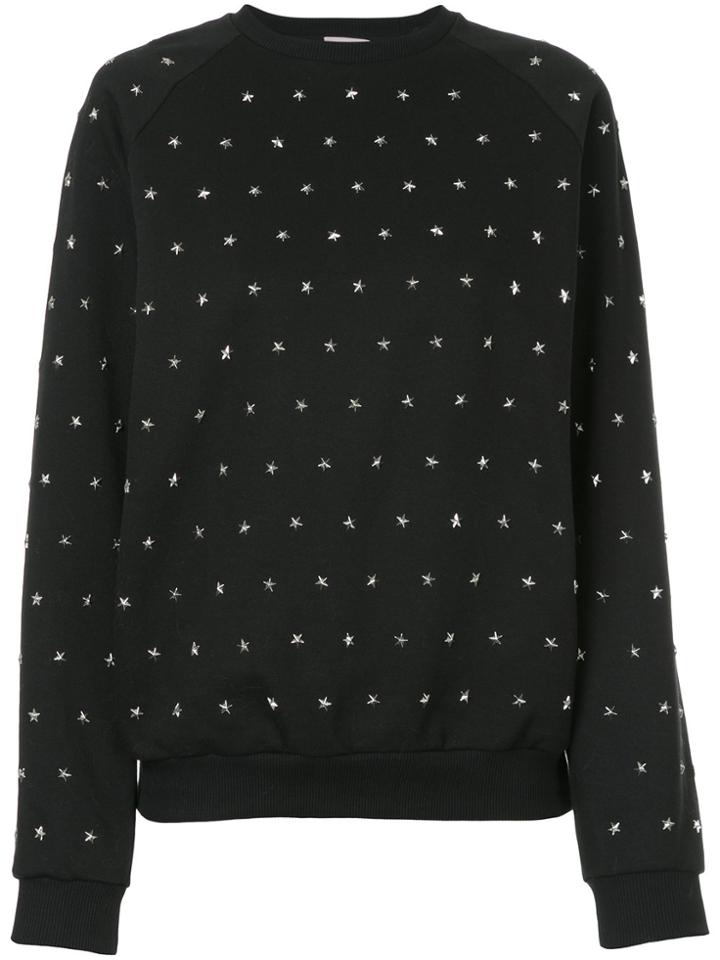 Giamba Star Studded Sweatshirt - Black