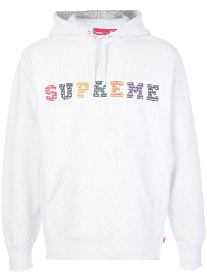 Supreme The Most Printed Hoodie - Grey