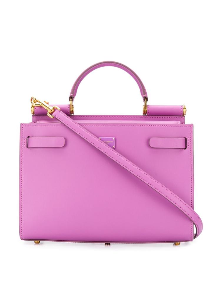 Dolce & Gabbana Small Sicily 62 Tote Bag - Purple