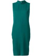 Maison Margiela High Neck Sleeveless Dress, Women's, Size: 40, Green, Wool