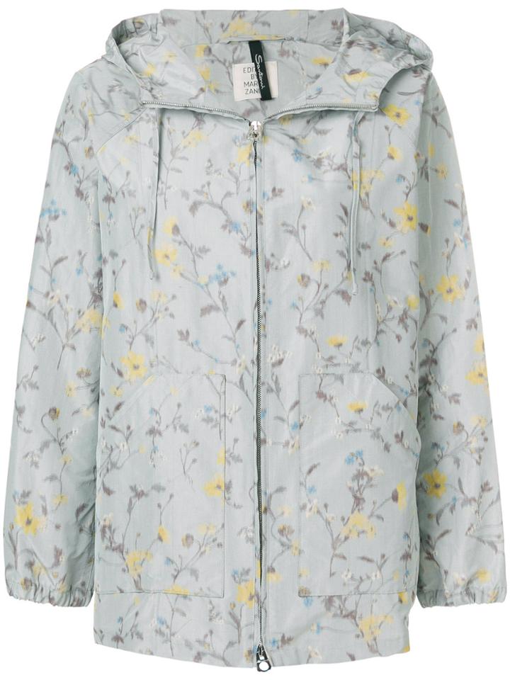 Santoni Floral Rain Jacket - Multicolour