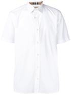 Burberry Logo Embroidered Shirt - White