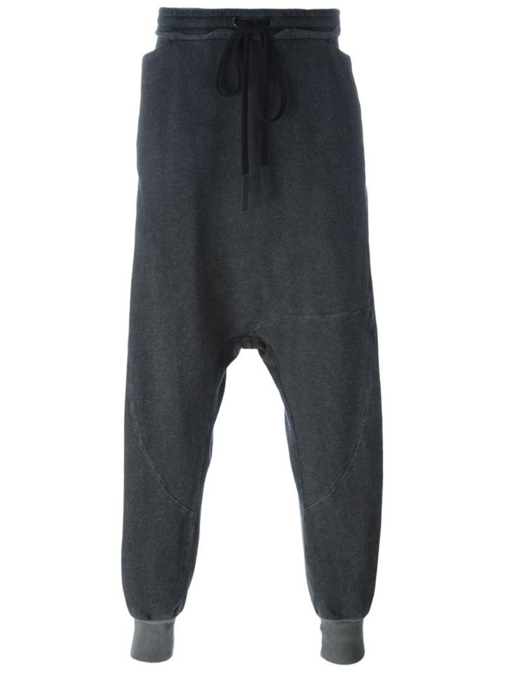 Lost & Found Ria Dunn Drop Crotch Pants, Men's, Size: Small, Grey, Cotton/spandex/elastane