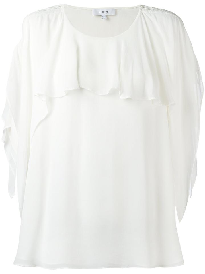 Iro - Graham Blouse - Women - Cotton/viscose - 42, Women's, White, Cotton/viscose