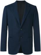 Caruso Smart Buttoned Blazer - 0110 Blue