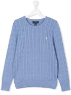 Ralph Lauren Kids Teen Knitted Sweater - Blue