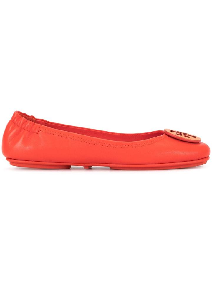 Tory Burch Minnie Travel Ballerinas - Red