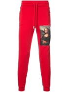 Off-white Monalisa Print Track Pants - Red