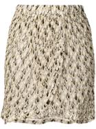 Missoni Mare Embroidered Pattern Short Skirt - Neutrals