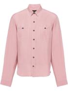 Prada Pongé Silk Shirt - Pink