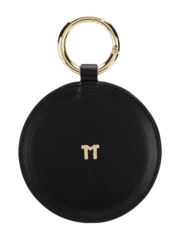 Tila March Round Handbag Mirror - Black