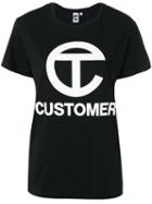 Telfar - Customer T-shirt - Women - Cotton - S, Black, Cotton