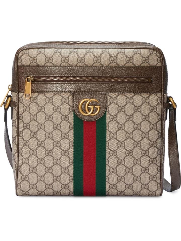 Gucci Ophidia Gg Medium Messenger Bag - Neutrals