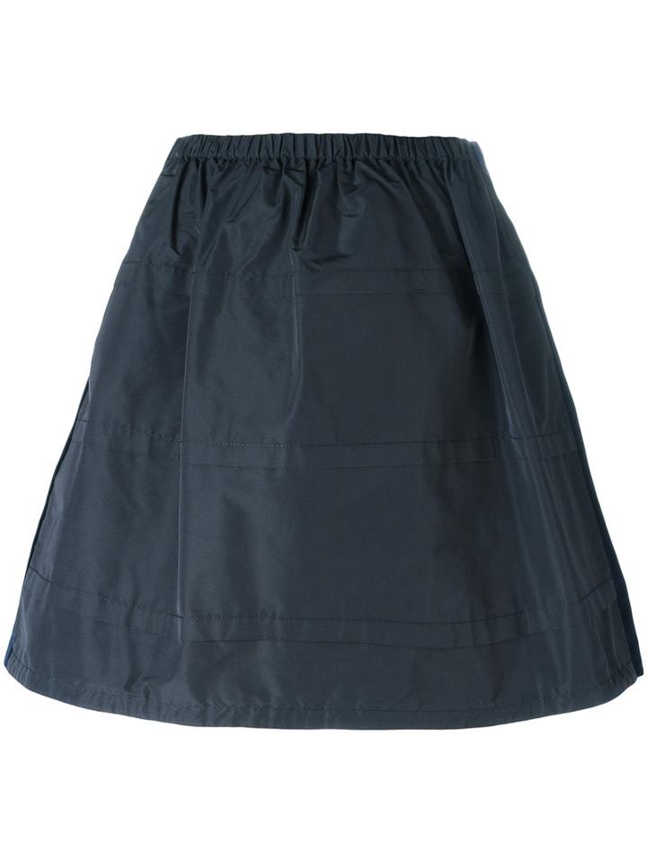 Miu Miu A-line Skirt, Women's, Size: 42, Black, Cotton/polyester/spandex/elastane/viscose