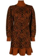 Ulla Johnson Animal Knit Dress - Brown