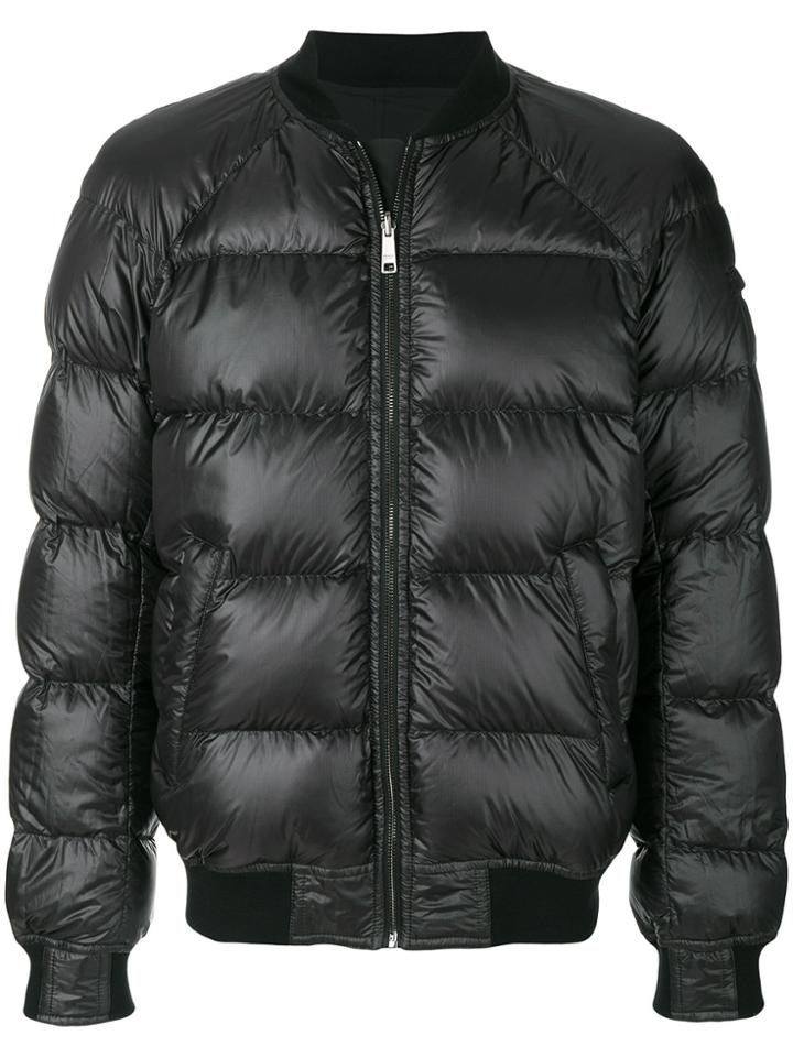 Prada Reversible Padded Bomber Jacket - Black