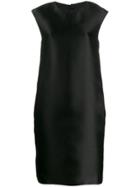 Joseph Bay Dupion Shift Dress - Black