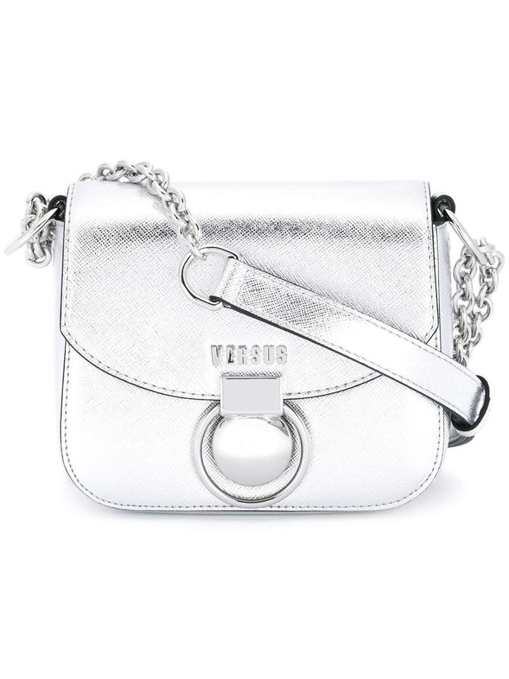 Versus Chain Strap Crossbody Bag, Women's, Grey