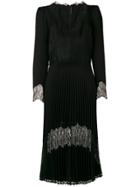 Ermanno Scervino Lace Insert Cocktail Dress - Black