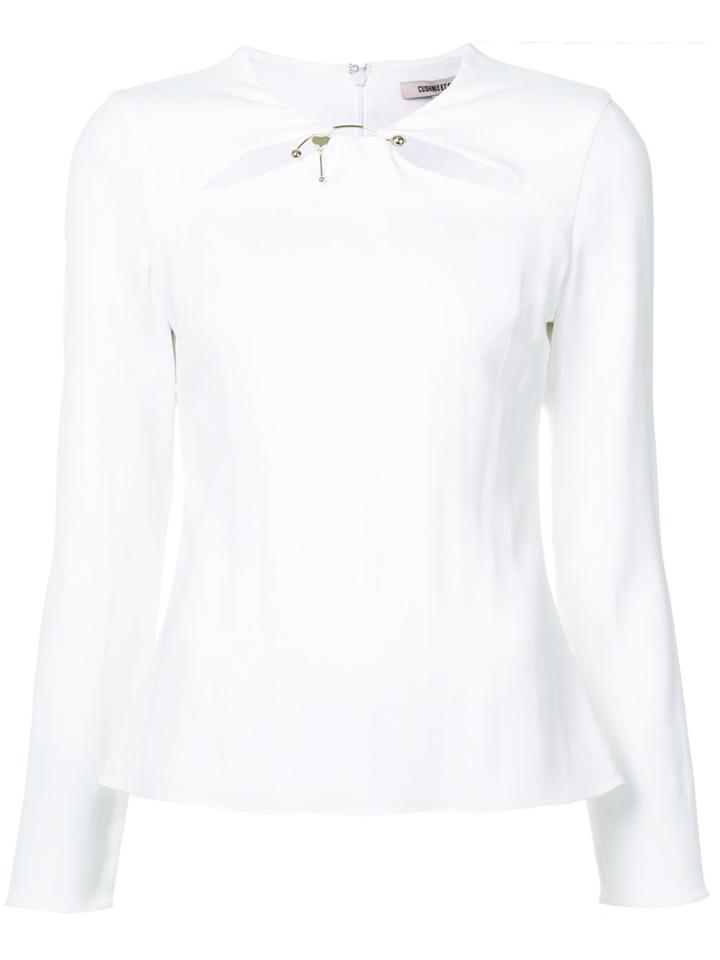 Cushnie Et Ochs Cut Out Blouse - White