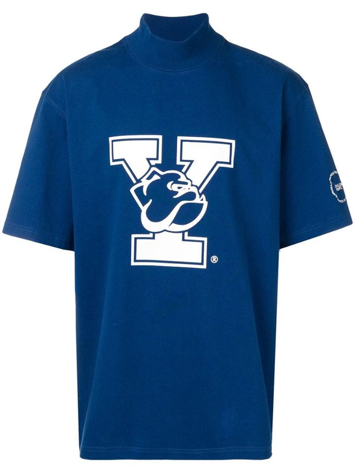 Calvin Klein 205w39nyc Oversized Yale Print T-shirt - Blue