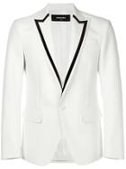 Dsquared2 Contrast Lapel Blazer - White