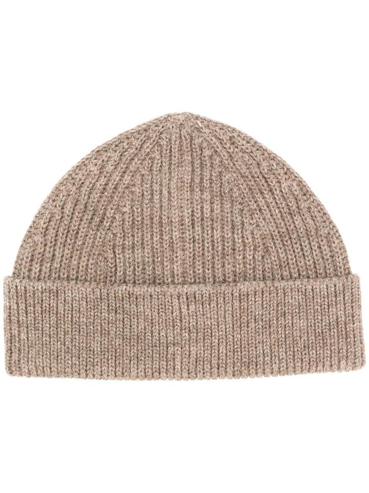 Andersen-andersen Ribbed Beanie - Neutrals