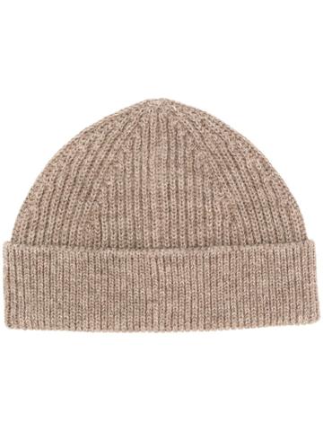 Andersen-andersen Ribbed Beanie - Neutrals