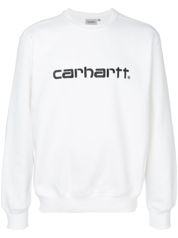 Carhartt Logo Sweatshirt - White