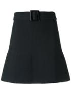 Egrey - Knit A-line Skirt - Women - Viscose - M, Black, Viscose