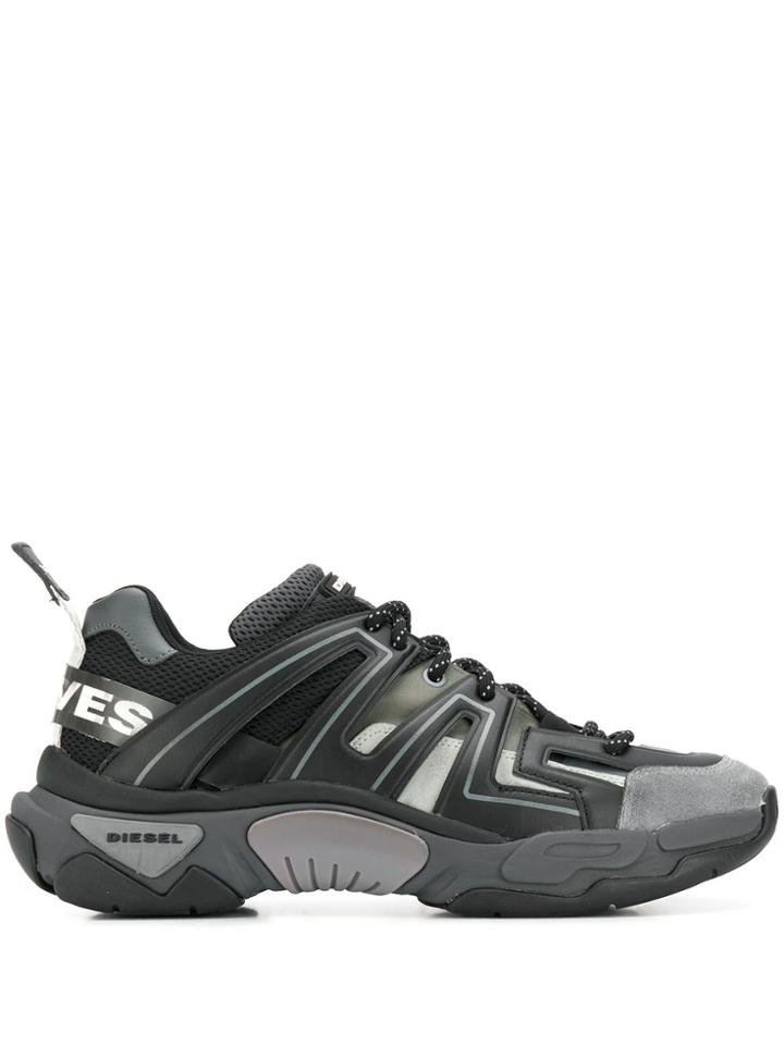 Diesel S-kipper Low Trek Sneakers - Black