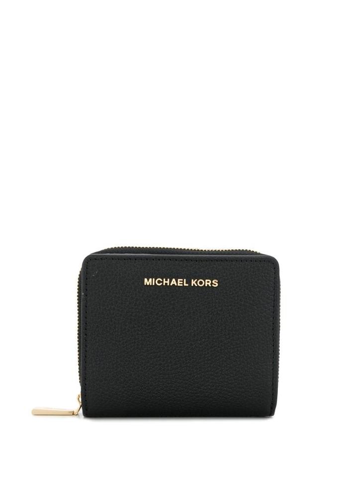 Michael Michael Kors Wallet With Metal Logo - Black
