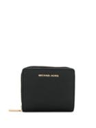 Michael Michael Kors Wallet With Metal Logo - Black