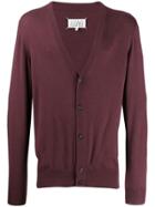 Maison Margiela Décortiqué Elbow Cardigan - Purple