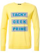 Guild Prime 'tacky Geek Prime' Jumper - Yellow & Orange