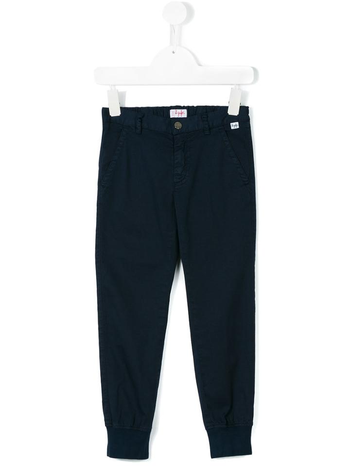 Il Gufo - Tapered Trousers - Kids - Cotton/spandex/elastane - 2 Yrs, Blue