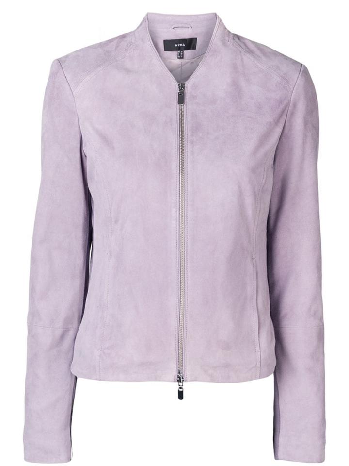 Arma Zipped Jacket - Purple