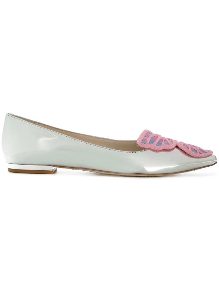 Sophia Webster Bibi Butterfly Flats - Metallic