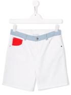 Stella Mccartney Kids Multicoloured Casual Shorts - White